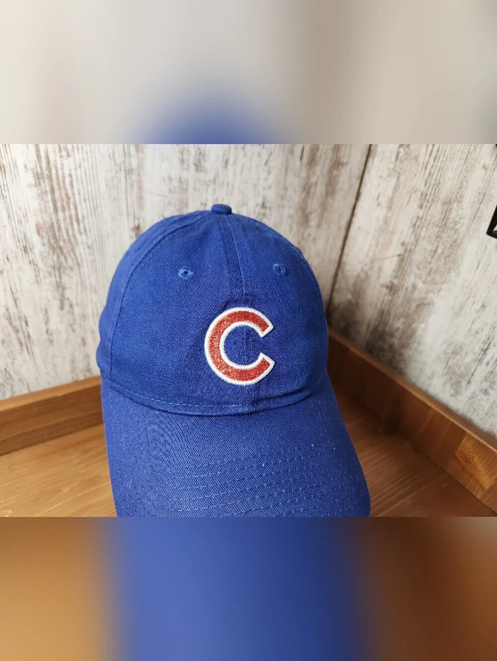 New Era 9Twenty MLB Chicago Cubs Women's Baseball Cap Hat Glitter 